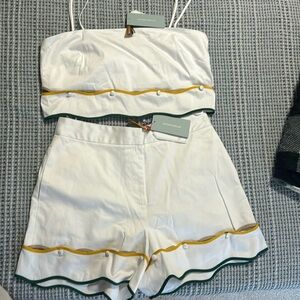 Antonio Melani White Two Piece Set. NWT.
